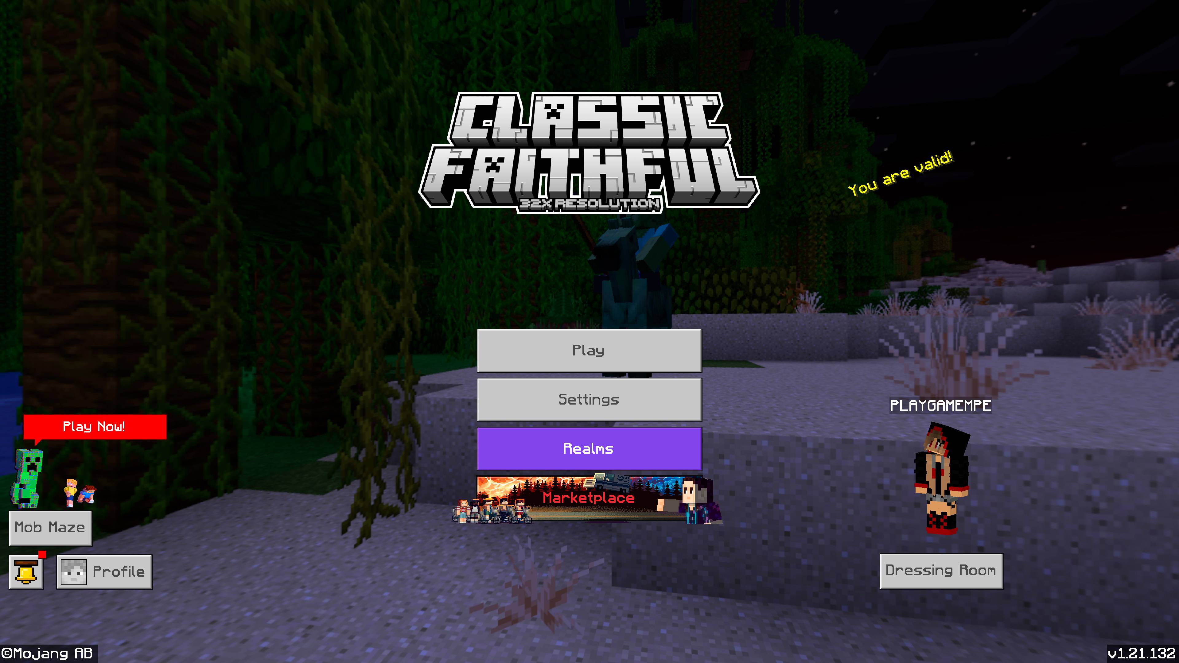 Faithful Bedrock Edition — screenshot 1