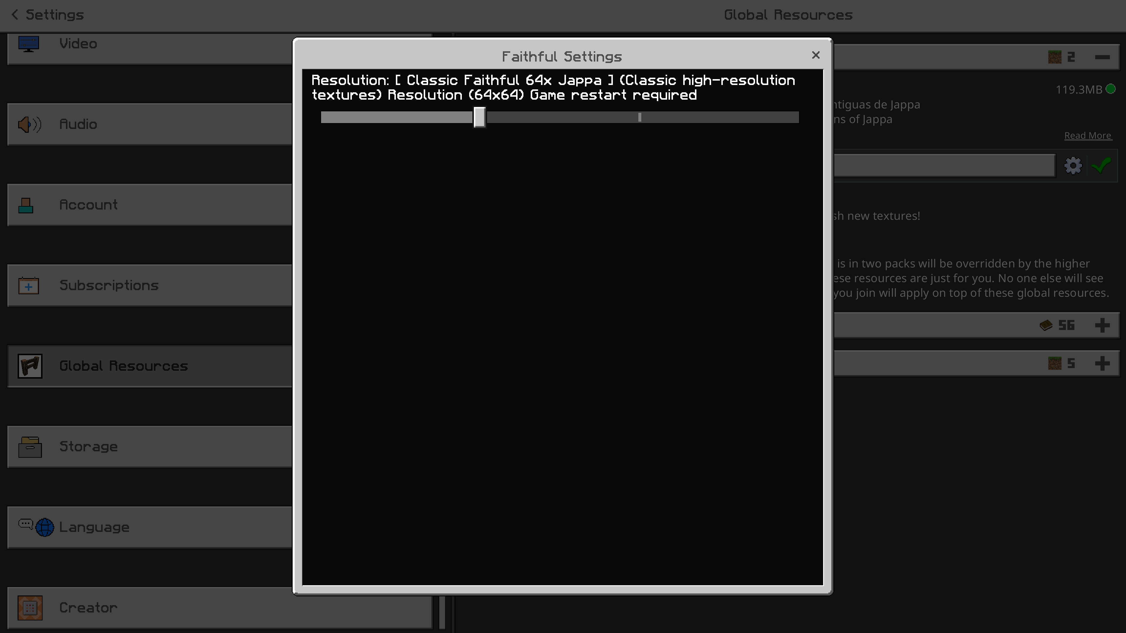 Faithful Bedrock Edition — screenshot 1