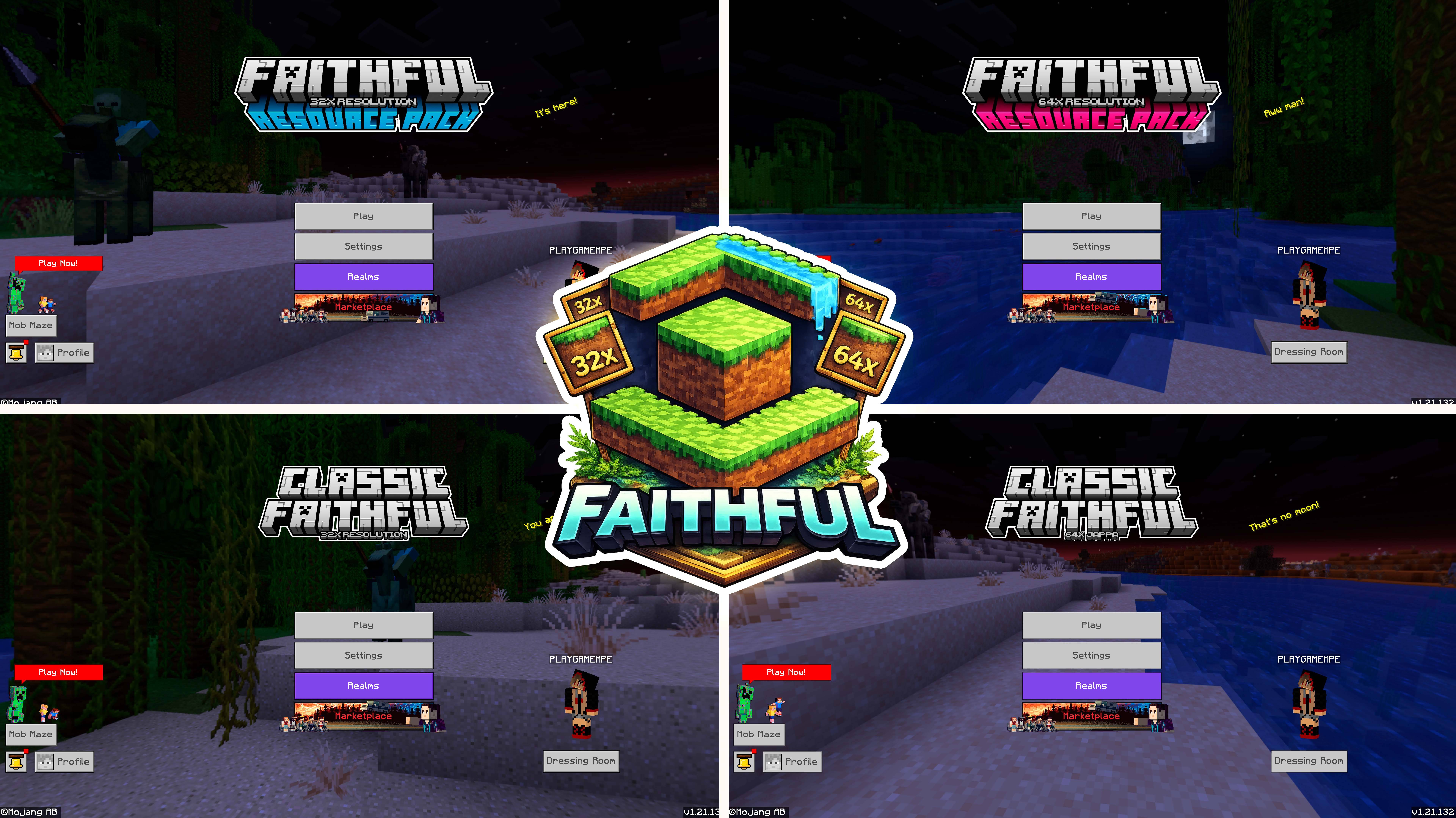 Faithful Bedrock Edition — screenshot 1