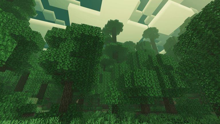 Screenshot of sky and lighting effects