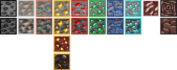 Ore Blocks Comparison