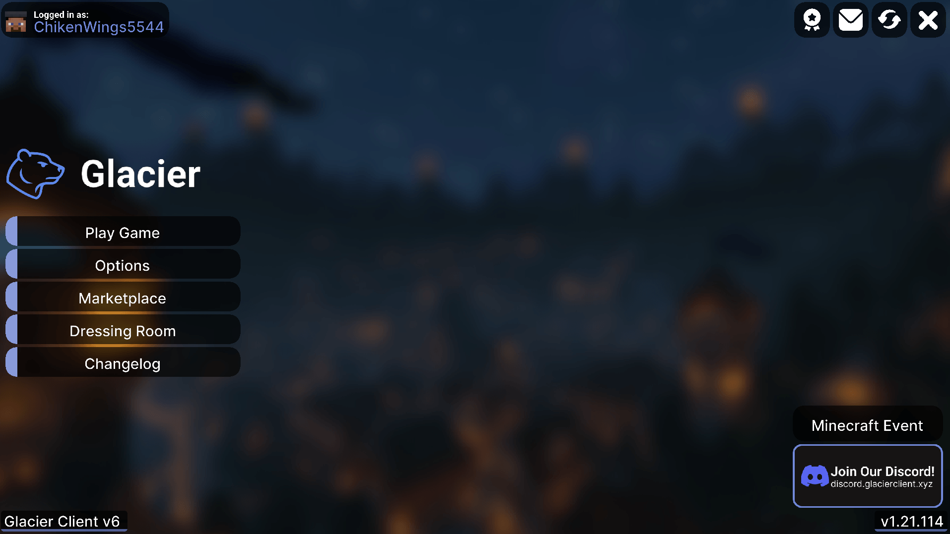 Glacier Client — screenshot 1