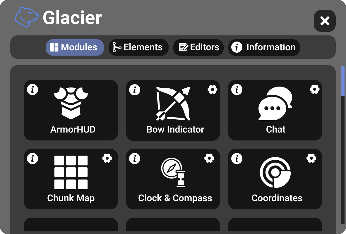 Glacier Client — screenshot 1