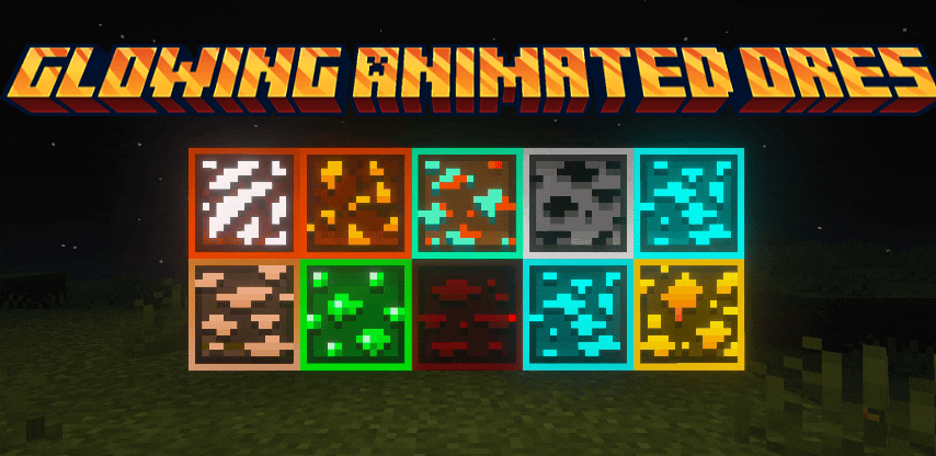 Glowing Animated Ores — screenshot 1