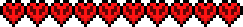 Hardcore Hearts HUD example