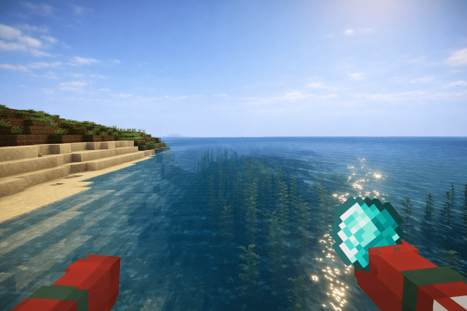 Hold my items Bedrock — screenshot 1