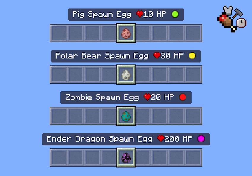 Spawn egg mob info
