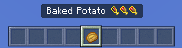 Baked Potato hunger and saturation info