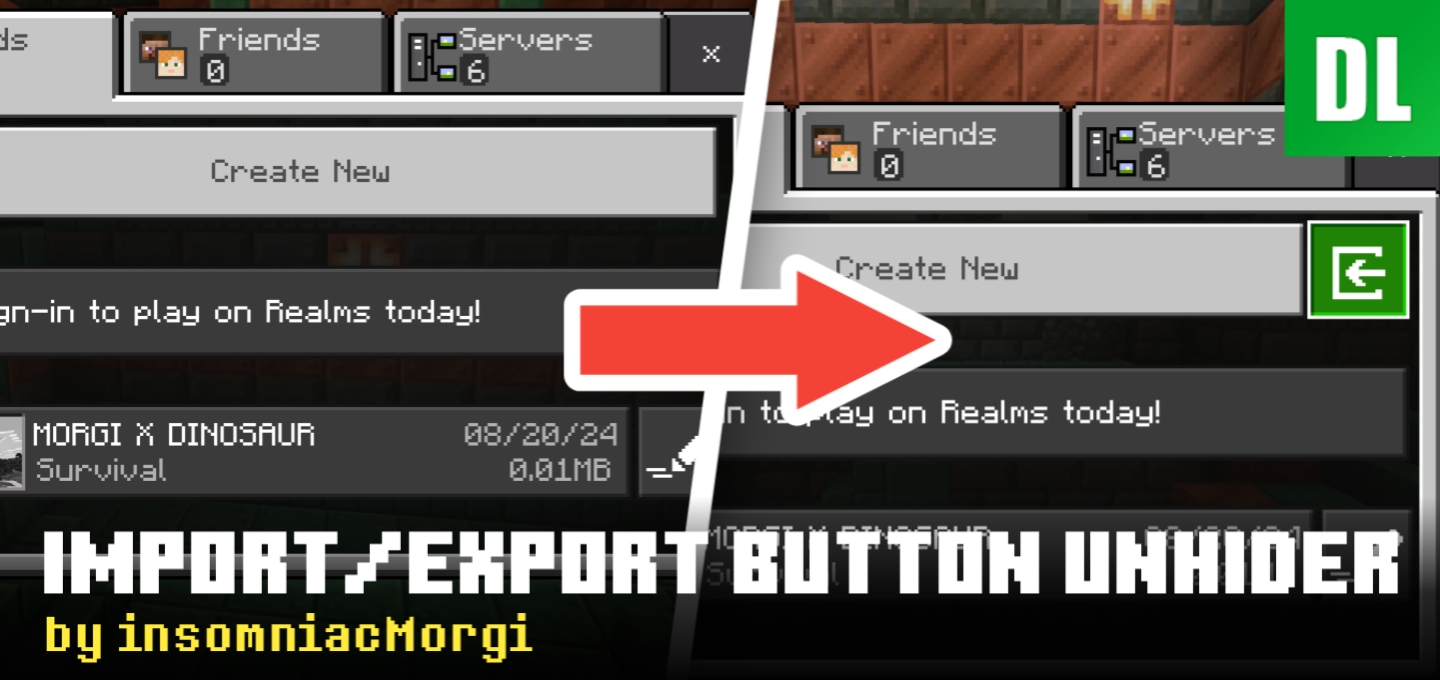 Import/Export Button Unhider — screenshot 1
