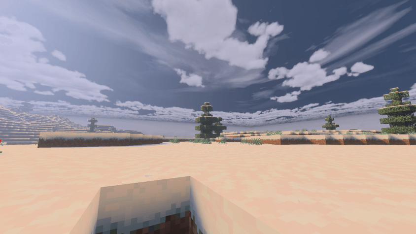 Enhanced End or Nether landscape screenshot