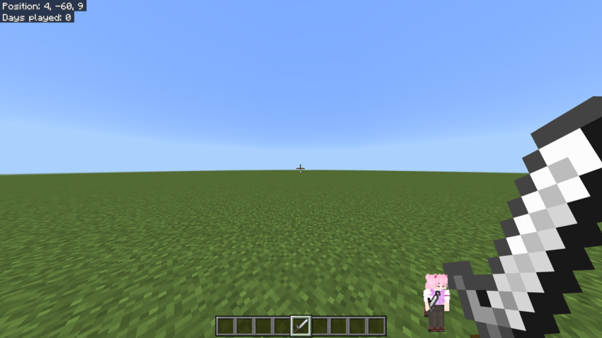 Paper Doll positioned on hotbar right