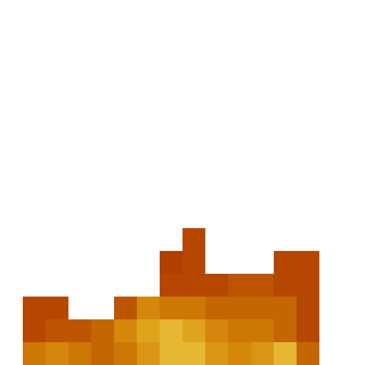 Example of lowered fire texture in-game