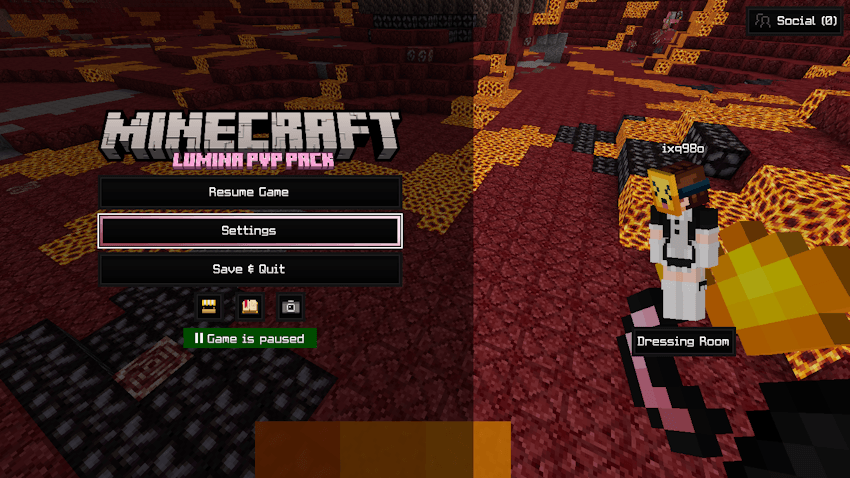 Settings Button Replacement