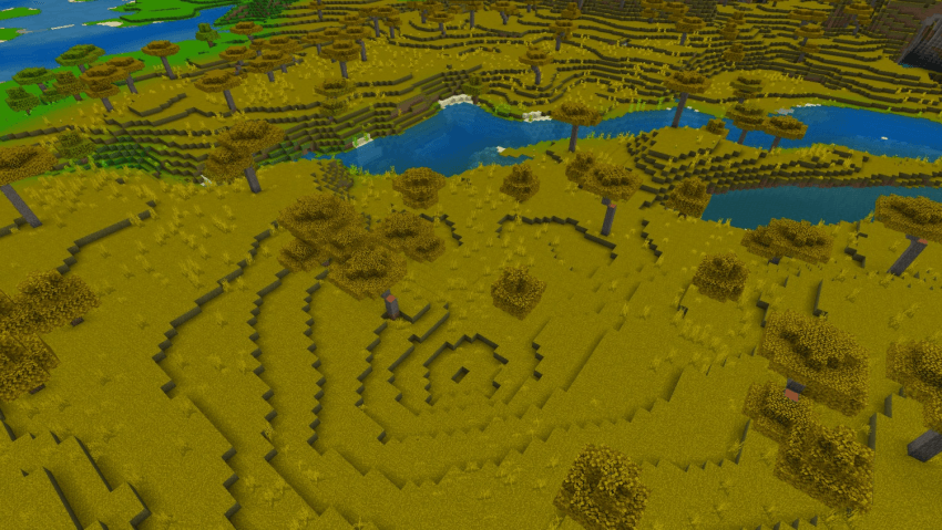 Grass texture after saturation increase