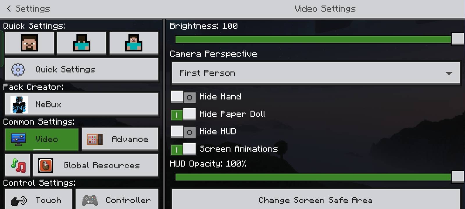 NeBux UI+ — screenshot 1