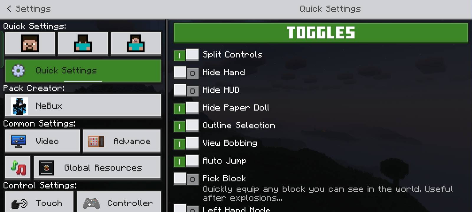 NeBux UI+ — screenshot 1