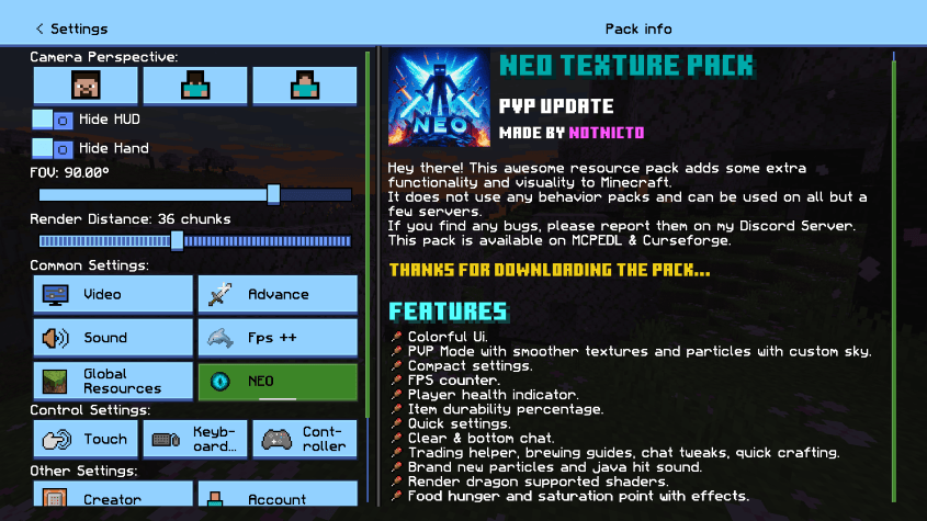 Neo Texture Pack — screenshot 1