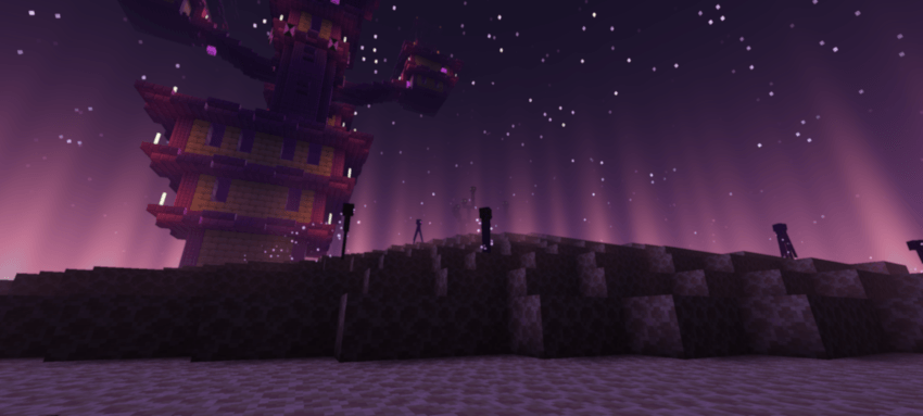 End complementary visuals with Newb X Dragon Shader