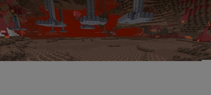 Visibility in lava pools without fog