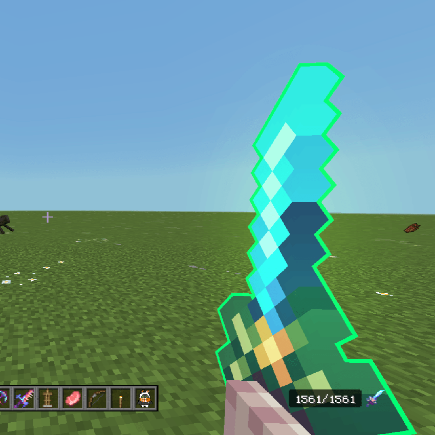 Green enchanted outline preview