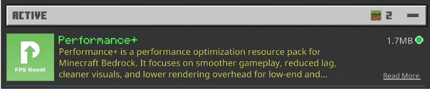 Minecraft Resource Packs Menu