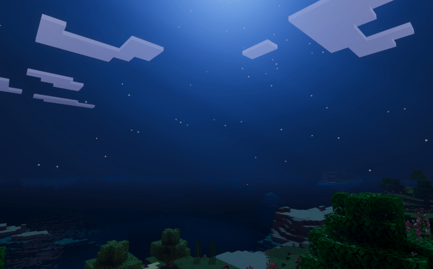 Minecraft screenshot with Prizma Visuals