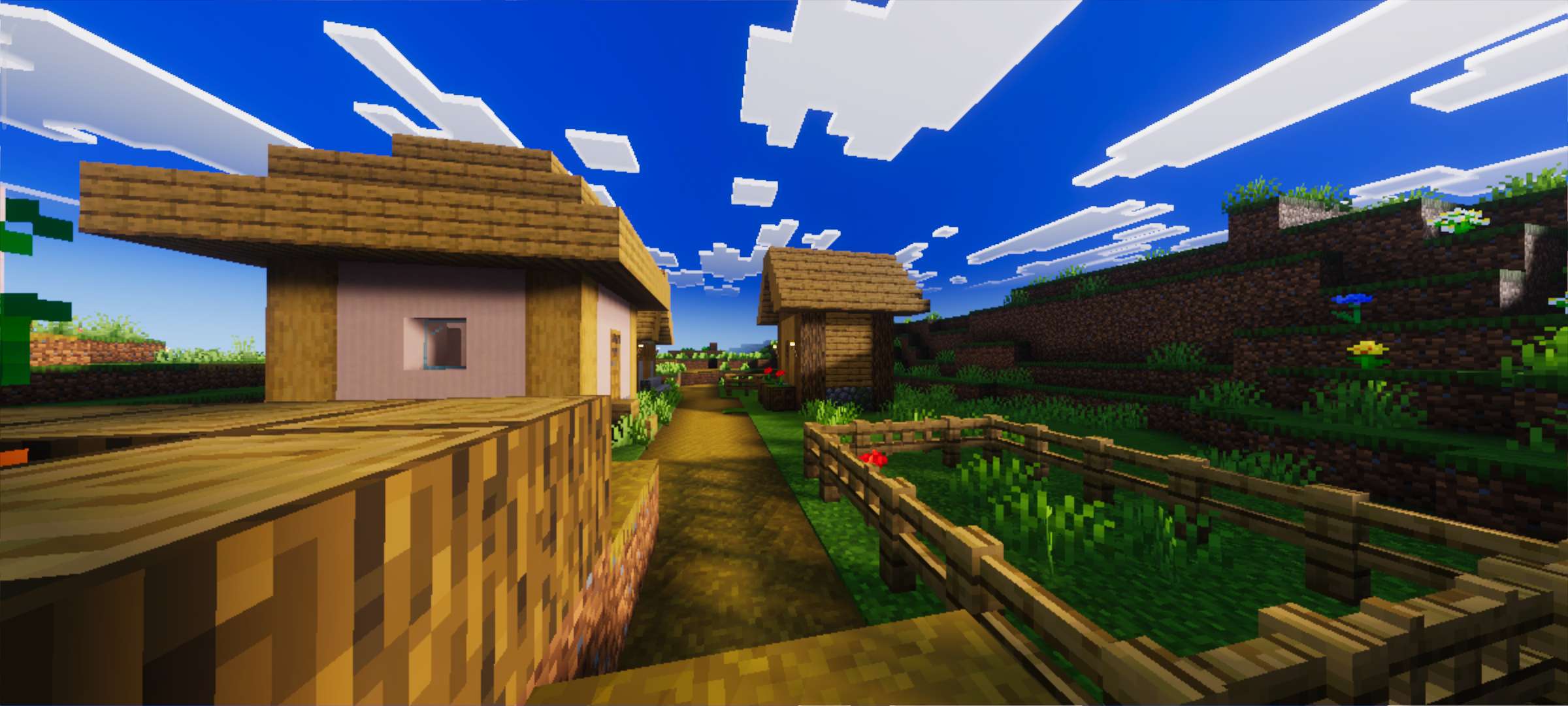 Detailed shadows enhancing depth perception