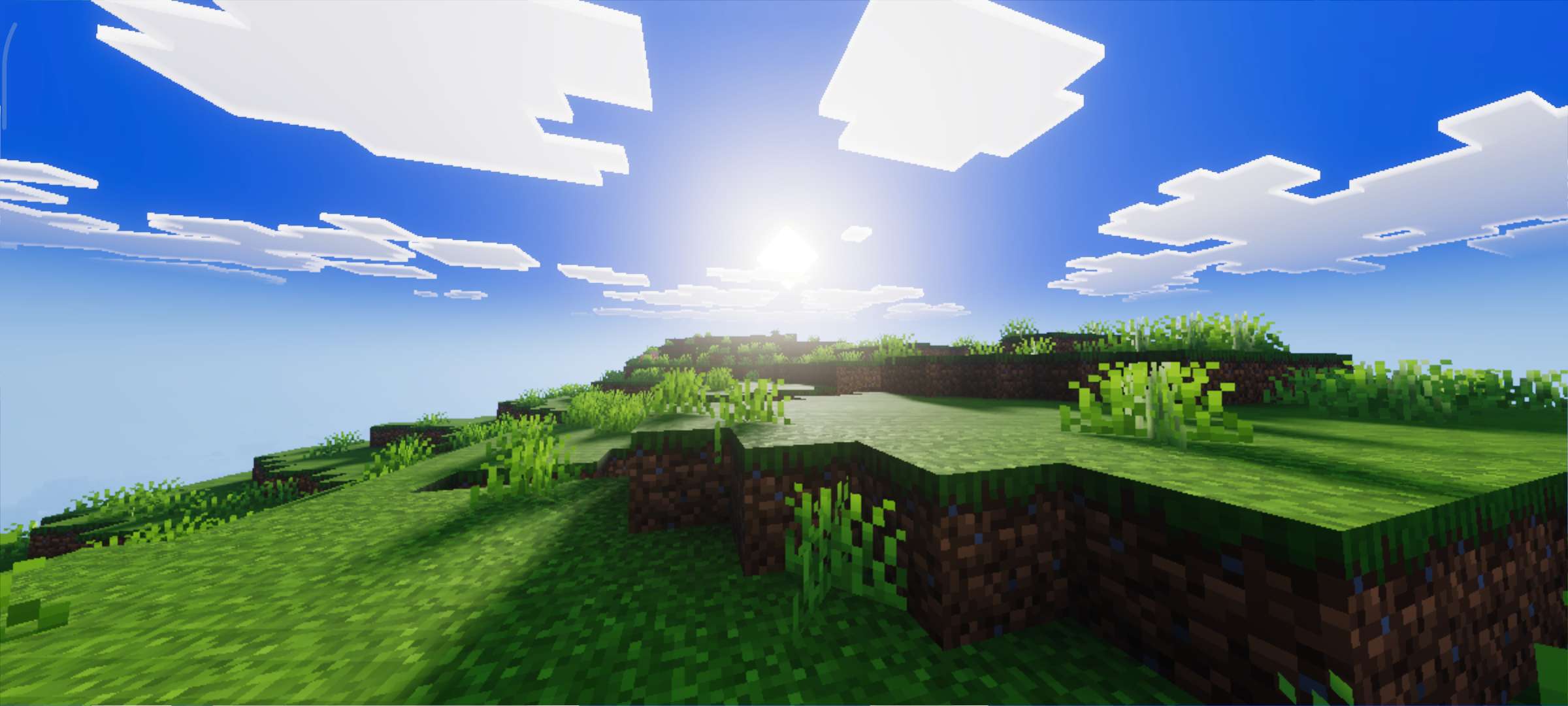 Example of smooth atmospheric sky colors