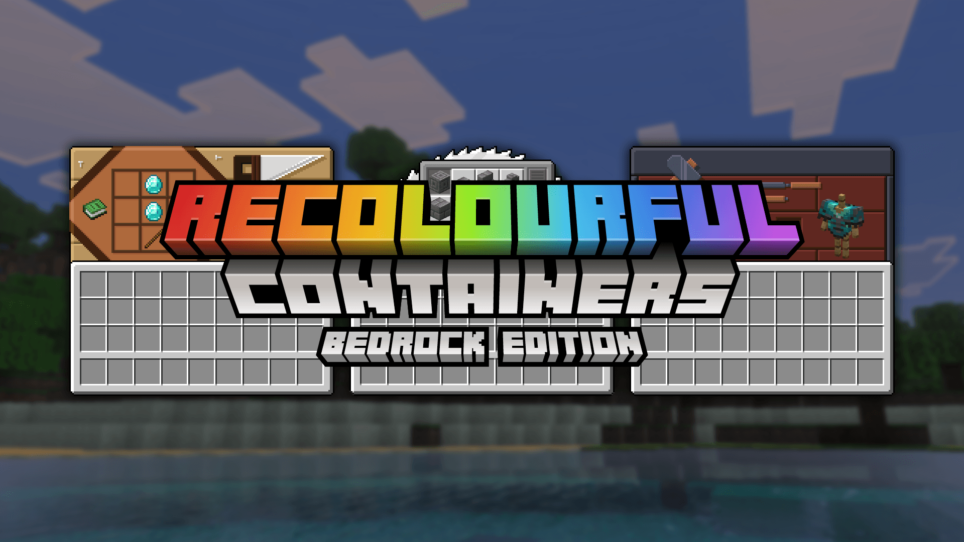 Recolourful Containers GUI + HUD (BEDROCK EDITION) — screenshot 1