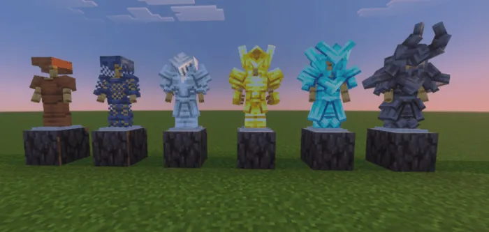 Additional armor set preview