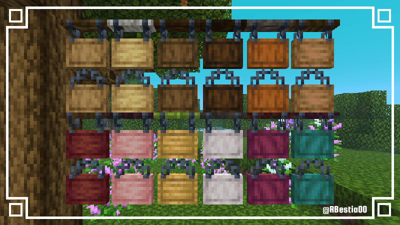 Shelves and Hanging Signs