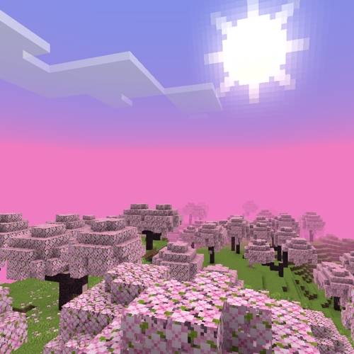 Cherry Grove biome fog