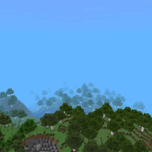 Forest biome fog