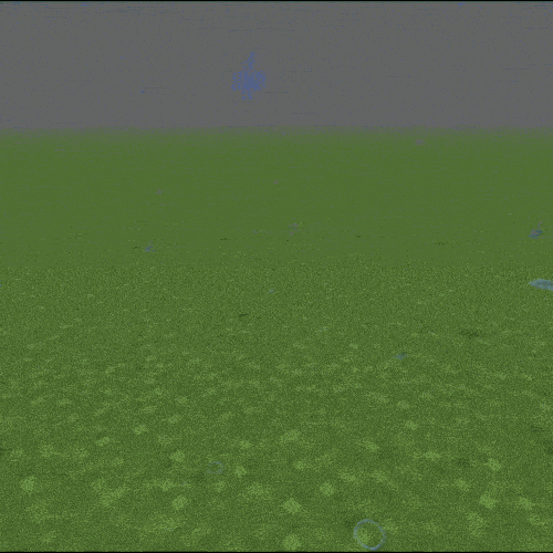 Rain particles animation