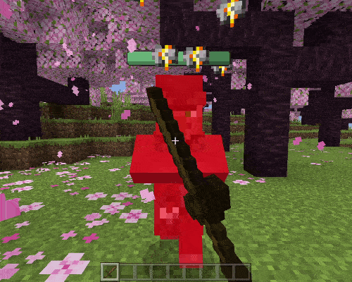 Passive mob health bar example