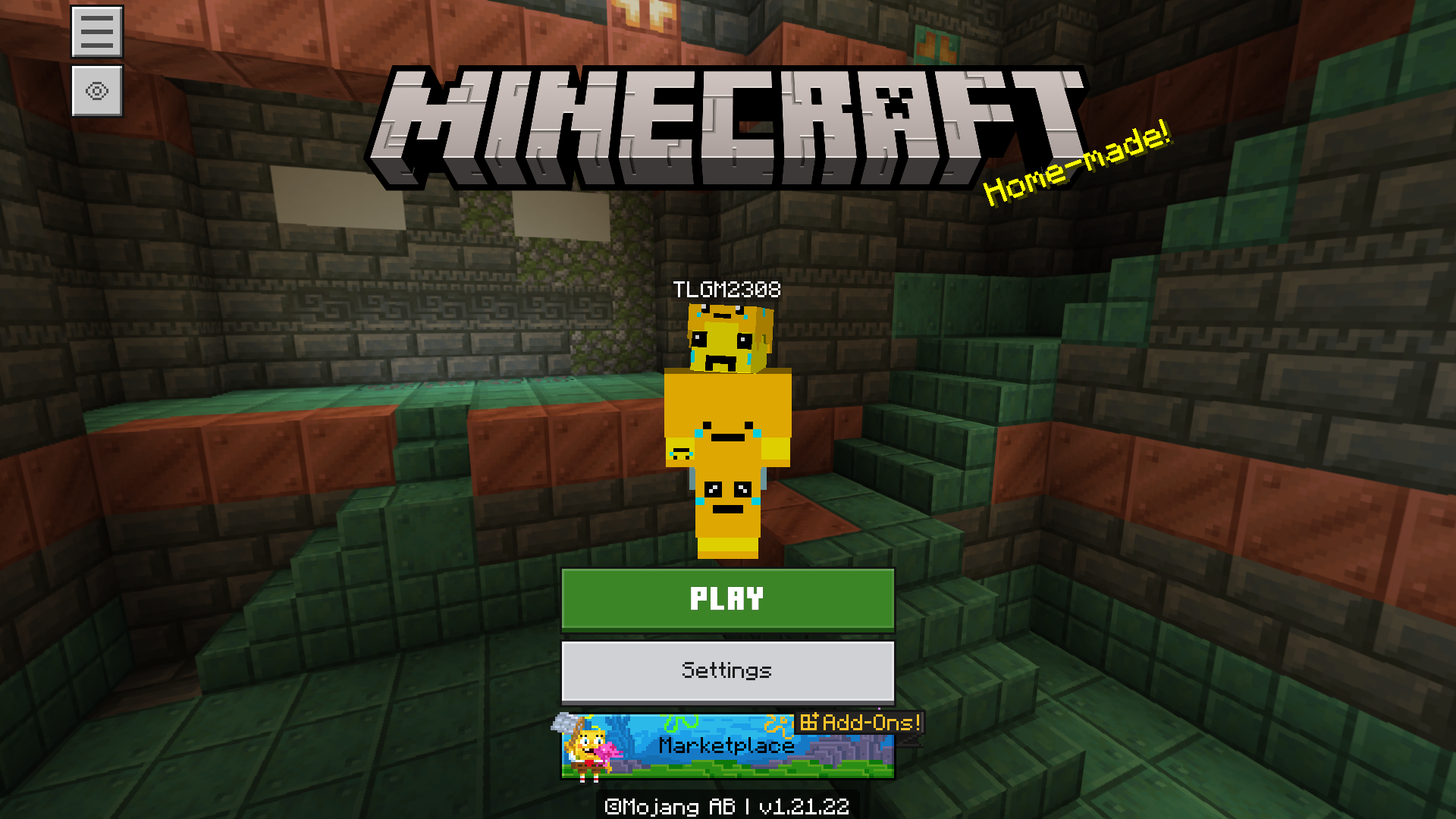 Redesigned Start Screen