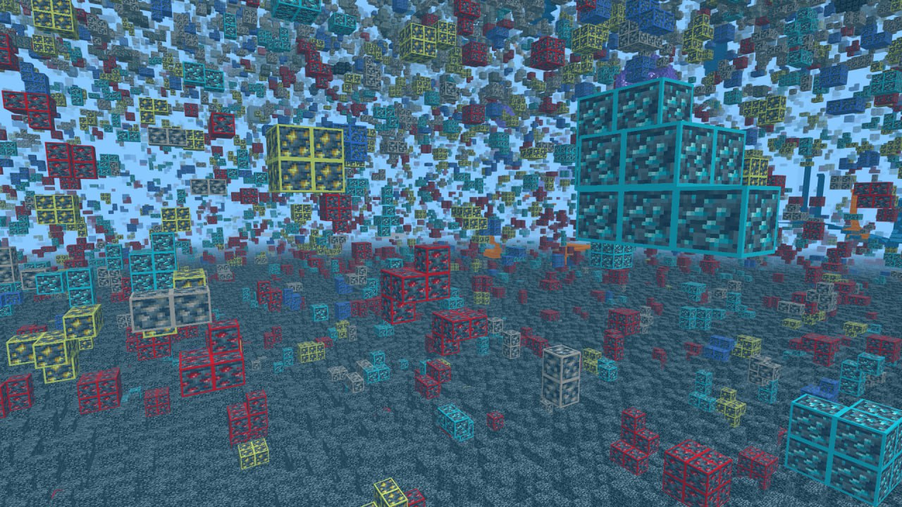 Redesigned gravel resembling a torch to prevent collapses