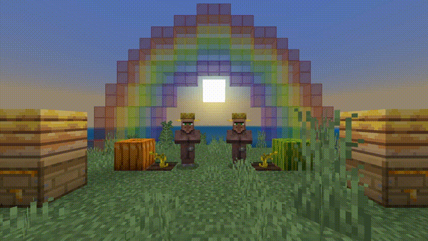 Animation highlighting enhanced textures