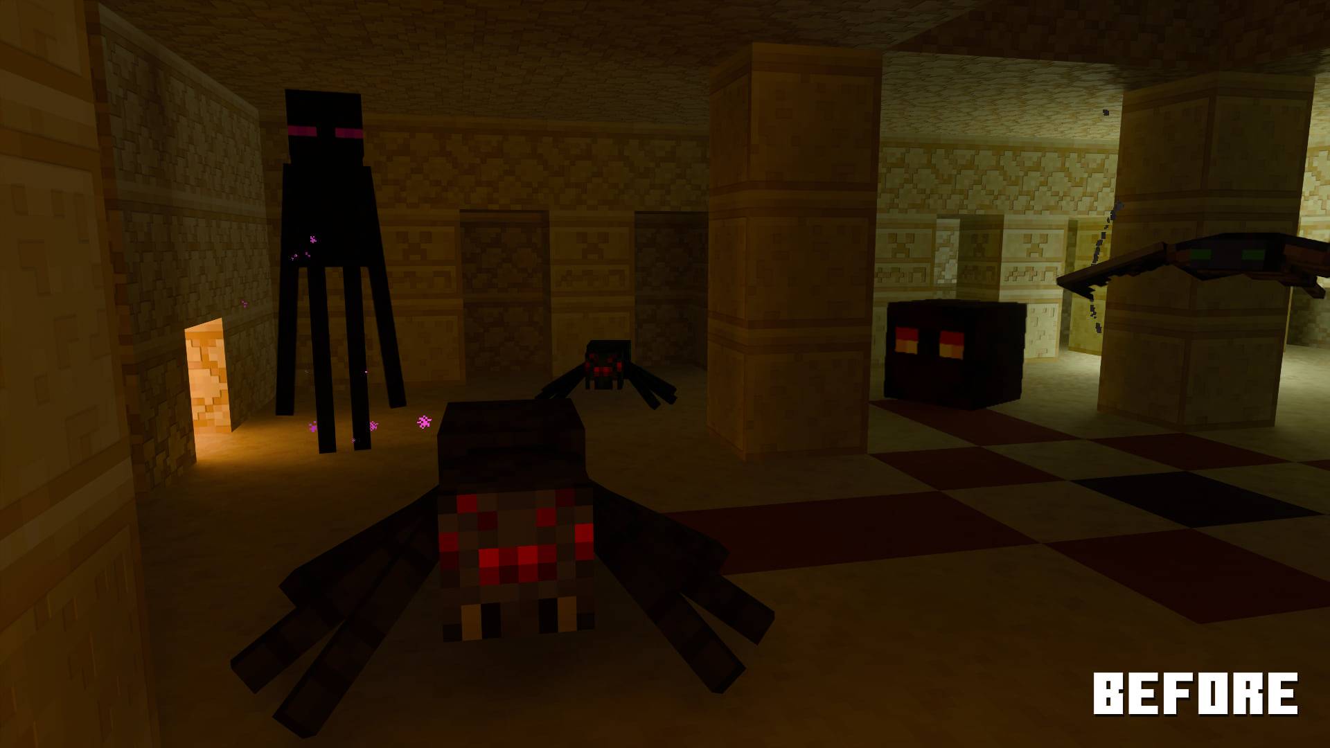 Entity Glow Effect Before