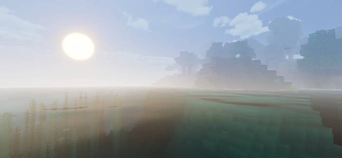 Realistic water effect example