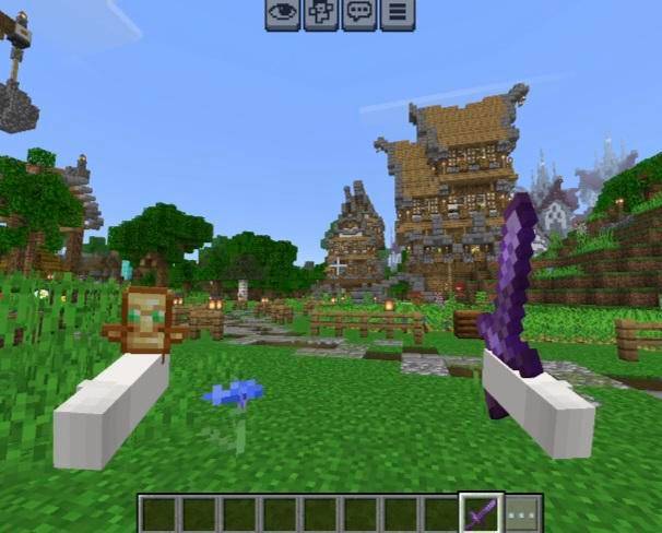 Xnova Model v2 in-game screenshot showing smaller hands and items